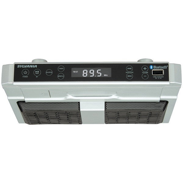 SYLVANIA SKCR2810BT Bluetooth(R) Under-Cabinet Kitchen Radio