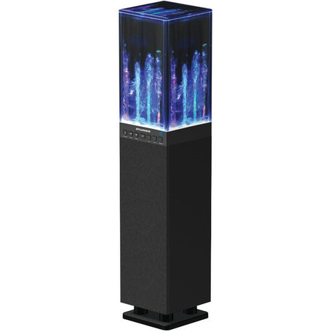 SYLVANIA SP118-BLACK Water Dancing Bluetooth(R) Mini Tower Speaker