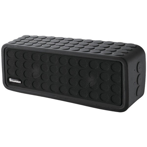 SYLVANIA SP258-BLACK Bluetooth(R) Mini Speaker with Silicone Protective Cover (Black)
