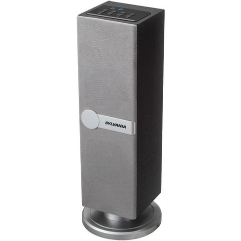 SYLVANIA SP269 SILVER Bluetooth(R) Mini Tower Speaker (Silver)
