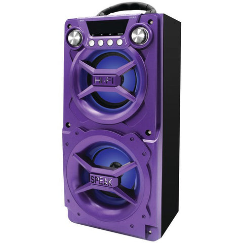 SYLVANIA SP328-PURPLE Bluetooth(R) Speaker with Speakerphone (Purple)
