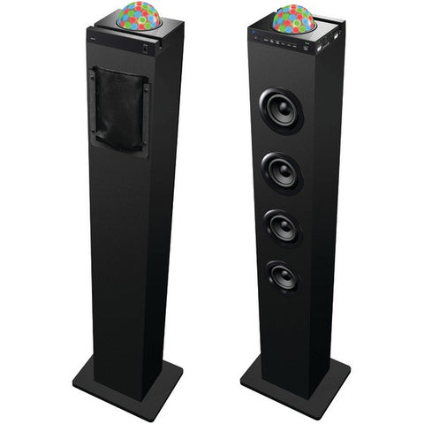 SYLVANIA SP410 Disco Ball Tower Bluetooth(R) Speaker Dock with USB & FM Radio