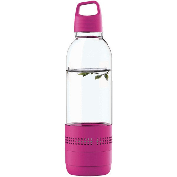 SYLVANIA SP650-PURPLE Water Bottle with Integrated Bluetooth(R) Speaker (Purple)