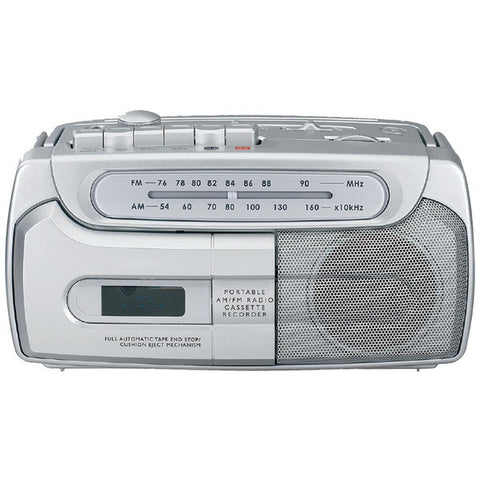SYLVANIA SRC120 Portable AM-FM Radio Cassette Boom Box