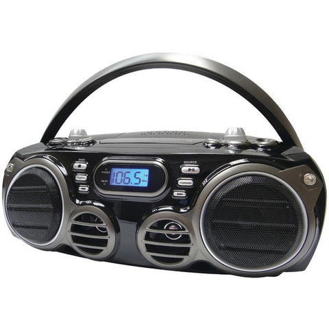 SYLVANIA SRCD682BT Bluetooth(R) Portable CD Radio Boom Box with AM-FM Radio
