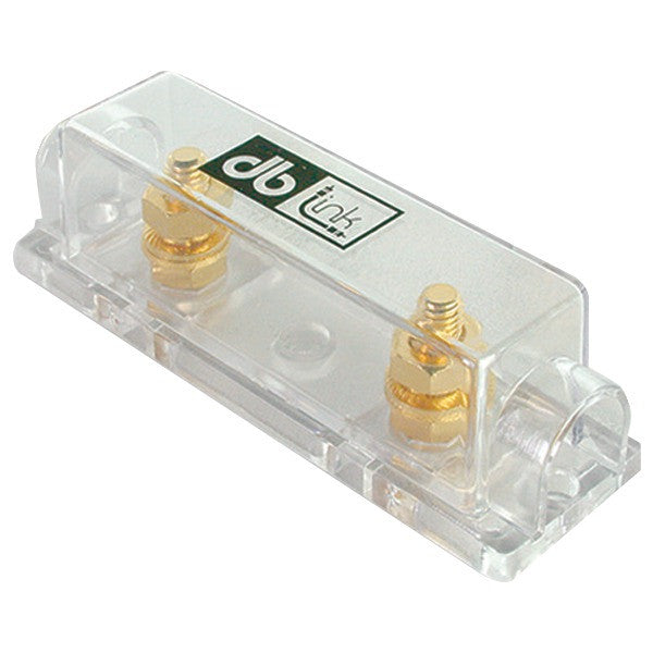 DB LINK ANLFH2 Gold 0-4-Gauge ANL Fuse Holder