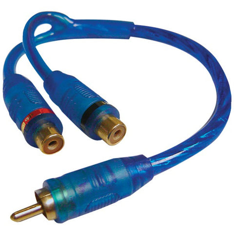 DB LINK CLY2FZ Competition Series Double-Shielded RCA Y-Adapter (1 Male to 2 Females)