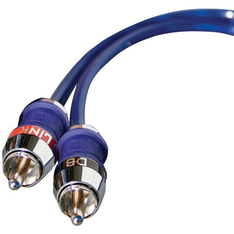 DB LINK SF12 Strandflex Series SF12 Metal-Tipped RCA Audio Cable, 12ft