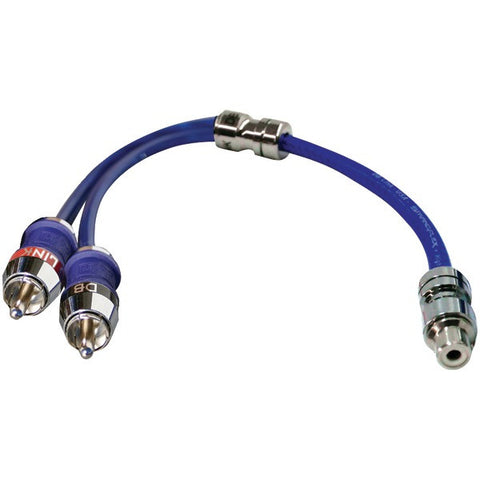 DB LINK SFY2M Strandflex Series RCA Y-Adapter, 1 Female to 2 Males