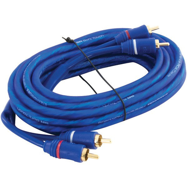 DB LINK SR15 Soft-Touch Triple Shielded Blue Strandworx(TM) RCA Cable (15ft)