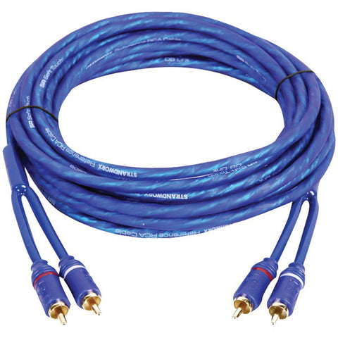 DB LINK SR3 Soft-Touch Triple-Shielded Blue Strandworx(TM) RCA Cable (3ft)