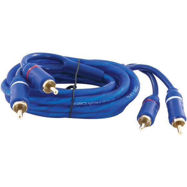 DB LINK SR6 Soft-Touch Triple Shielded Blue Strandworx(TM) RCA Cable (6ft)