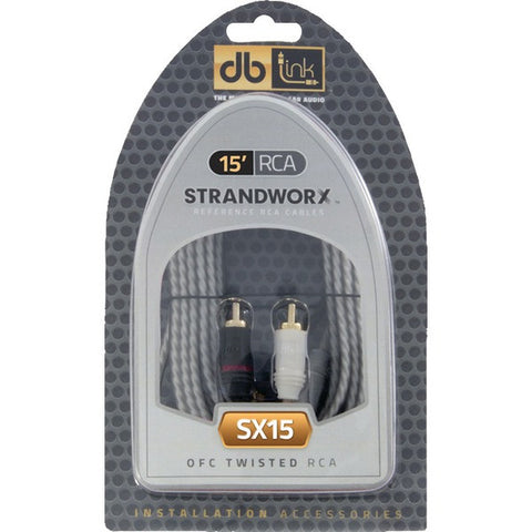 DB LINK SX15 Twisted-Pair Strandworx(TM) Series RCA Cable (15ft)