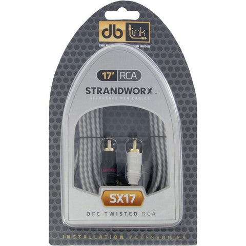 DB LINK SX17 Twisted-Pair Strandworx(TM) Series RCA Cable (17ft)