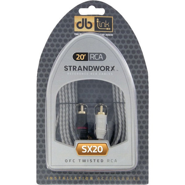 DB LINK SX20 Twisted-Pair Strandworx(TM) Series RCA Cable (20ft)