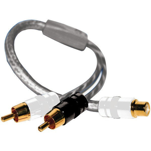 DB LINK SXY2M Twisted-Pair Strandworx(TM) Series RCA Y-Adapter, 1 Female to 2 Males