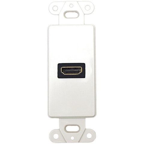 DATACOMM ELECTRONICS 20-4501-WH Decor Wall Plate Insert with 90deg HDMI(R) Connector