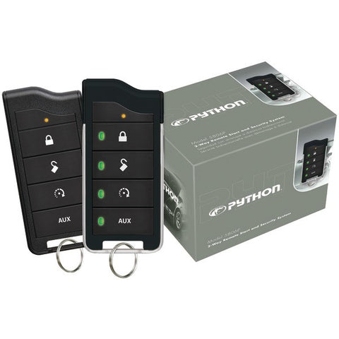 PYTHON 5806P 5806P 2-Way LED Security & Remote-Start System with 1-Mile Range