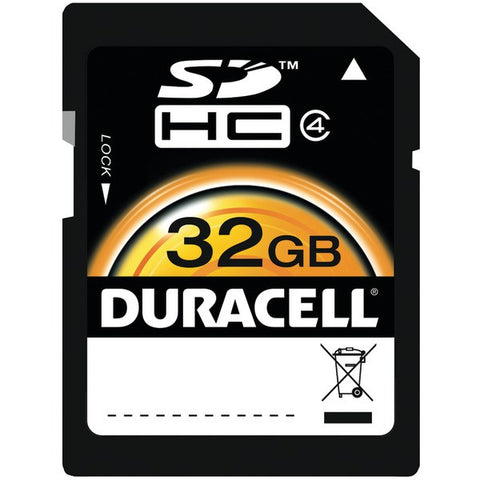 DURACELL DU-SD-32GB-R 32GB Class 4 SDHC(TM) Card