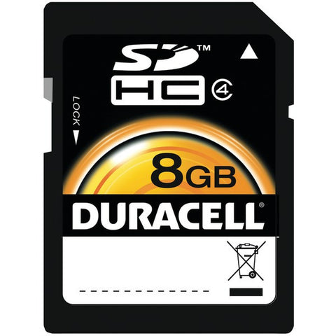 DURACELL DU-SD-8192-R 8GB Class 4 SDHC(TM) Card