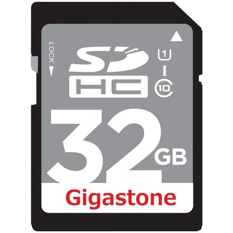 GIGASTONE GS-SDHCU132G-R Class 10 UHS-1 Card (SDHC(TM); 32GB)