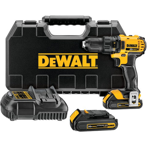 DEWALT DCD780C2 20-Volt Li-Ion Compact Drill-Driver Kit