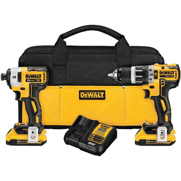 DEWALT DCK287D2 20-Volt MAX* XR Li-Ion Hammerdrill-Driver Combo Kit