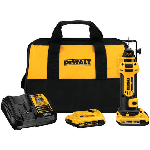 DEWALT DCS551D2 20-Volt Drywall Cutout Tool Kit