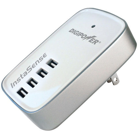 DIGIPOWER ACD-400I InstaSense(TM) 4.2-Amp 4-Port USB Travel Wall Charger
