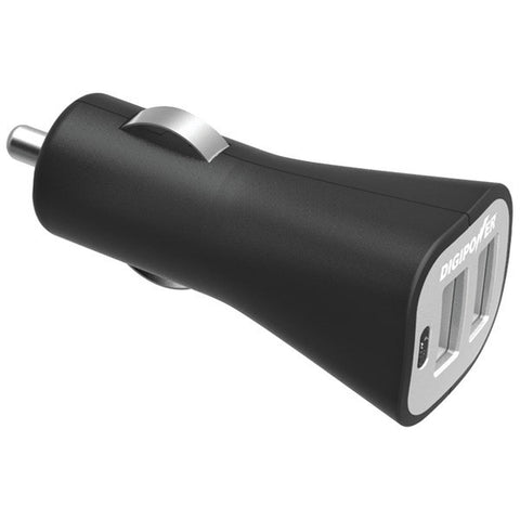 DIGIPOWER IS-PC3D InstaSense(TM) 3.4-Amp Dual-USB Car Charger