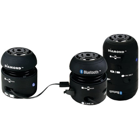 DIAMOND MSPBT200B Mini Rocker Bluetooth(R) Speaker (Black)