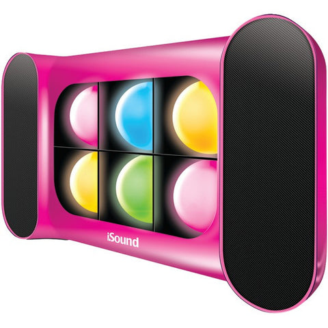 ISOUND ISOUND-5248 iGlowSound Wired Speaker System (Pink)