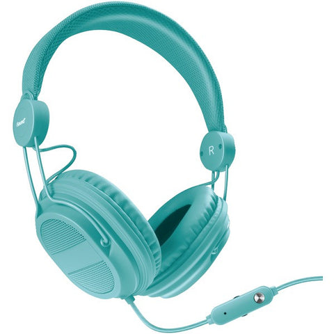 DREAMGEAR DGHM-5537 HM310 Kids' Headphones with Microphone (Turquoise)