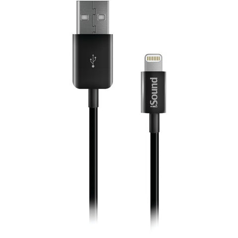 ISOUND ISOUND-5918 Lighting(TM) to USB Charge & Sync Cable (Black)