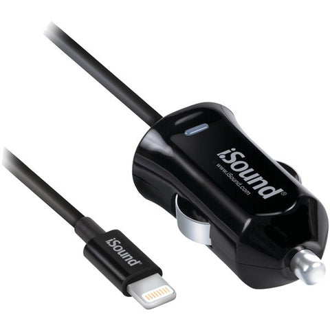 ISOUND ISOUND-5931 2.4-Amp Car Charger with Lightning(R) Connector