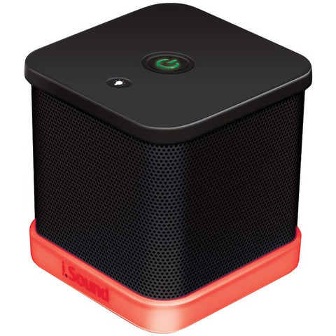 ISOUND ISOUND-6205 iGlowSound Cube Wired Portable Speaker (Black)