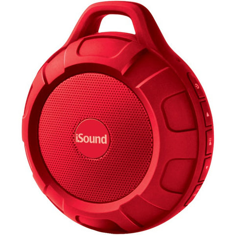 ISOUND ISOUND-6706 DuraTunes Water-Resistant Bluetooth(R) Speaker (Red)