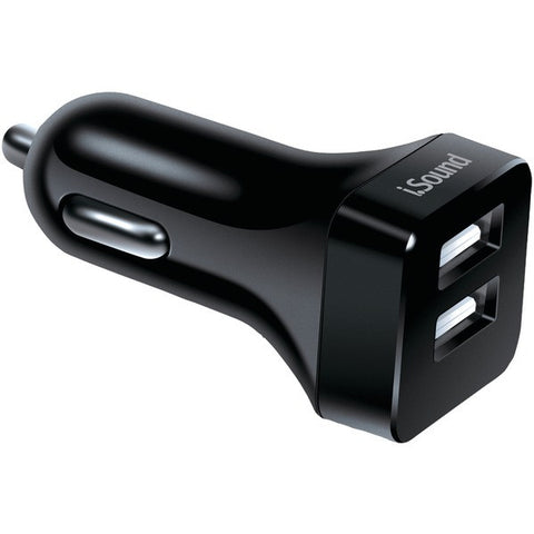 ISOUND ISOUND-6857 2.4-Amp Dual-USB AC & Car Charger with micro USB Cable