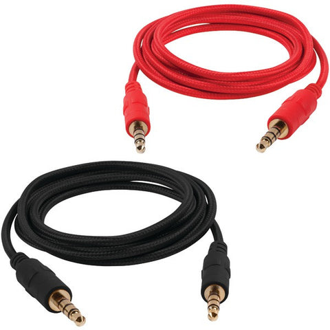 ISOUND ISOUND-6785 Braided Audio Cable Double Pack