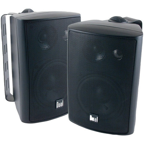 DUAL LU43PB 4" 3-Way Indoor-Outdoor Speakers (Black)