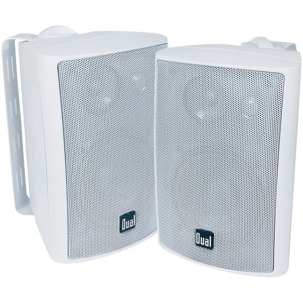 DUAL LU43PW 4" 3-Way Indoor-Outdoor Speakers (White)