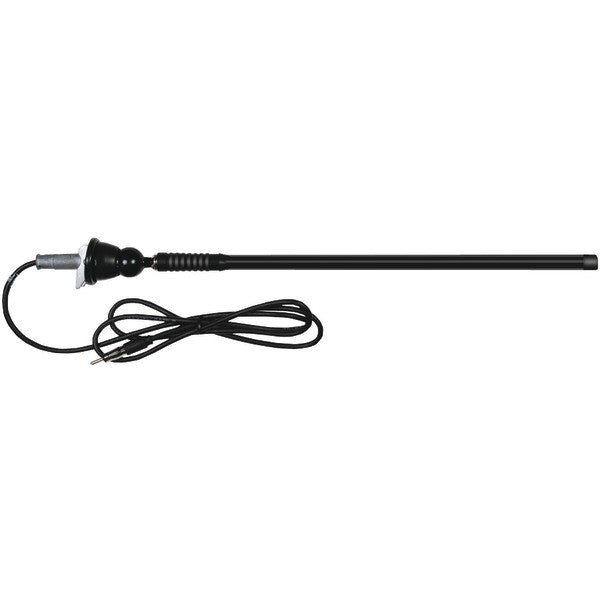 DUAL MAR16B Rubber Mast AM-FM Antenna (Black)