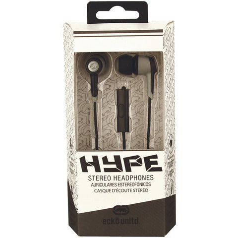 ECKO UNLIMITED EKU-HYP-BK Hype Earbuds with Microphone (Black)