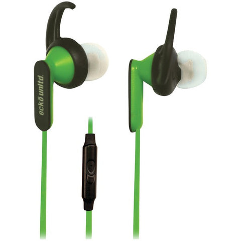 ECKO UNLIMITED EKU-NYT-GRN Nytro Sport Earbuds with Microphone (Green)