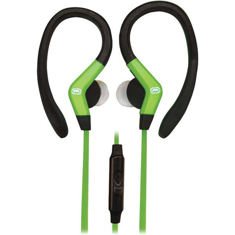 ECKO UNLIMITED EKU-OCT-GRN Octane Sport Hook Earbuds with Microphone (Green)