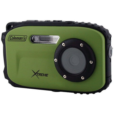 COLEMAN C5WP-G 12.0-Megapixel Xtreme Waterproof Digital Camera (Green)