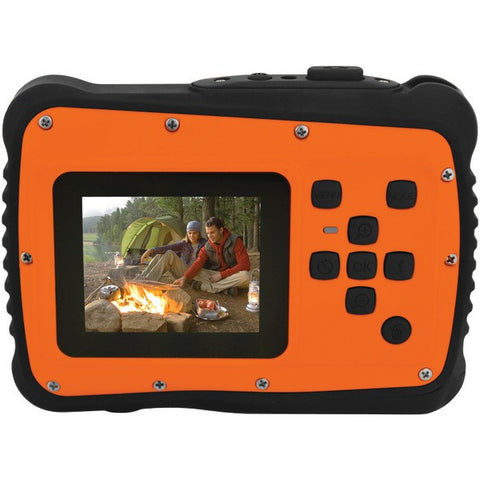 COLEMAN C6WP-O 12.0-Megapixel MiniXtreme HD Video Waterproof Digital Camera (Orange)