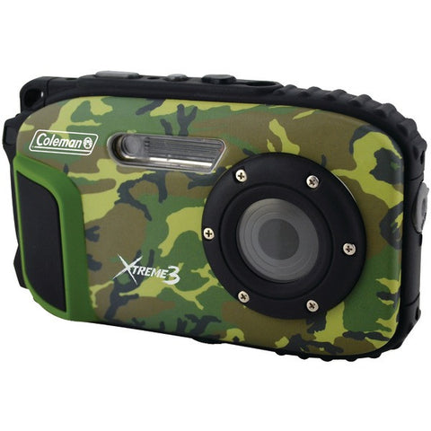 COLEMAN C9WP-CAMO 20.0-Megapixel Xtreme3 HD Video Waterproof Digital Camera (Camo)