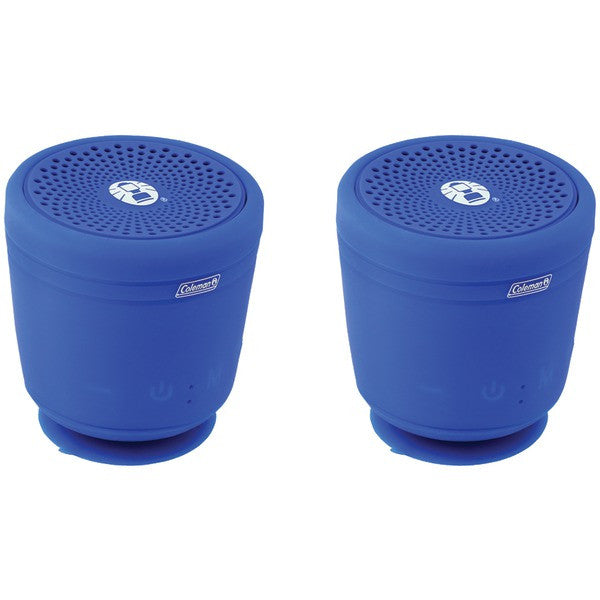 COLEMAN CBT10TWS-BL-2P Aktiv Sounds(TM) TWS Waterproof Bluetooth(R) Speaker (Blue; 2 pk)