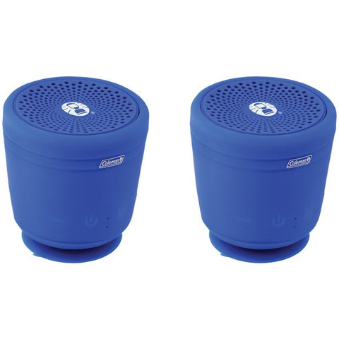 COLEMAN CBT10TWS-BL-2P Aktiv Sounds(TM) TWS Waterproof Bluetooth(R) Speaker (Blue; 2 pk)